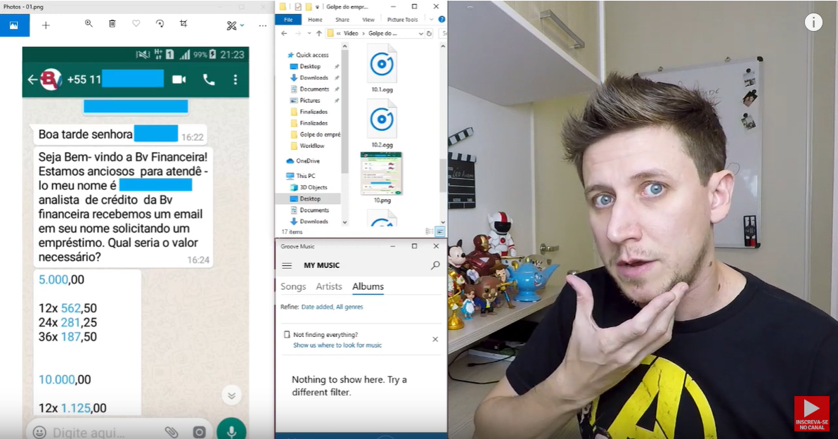 A fraude do empréstimo pelo Whatsapp